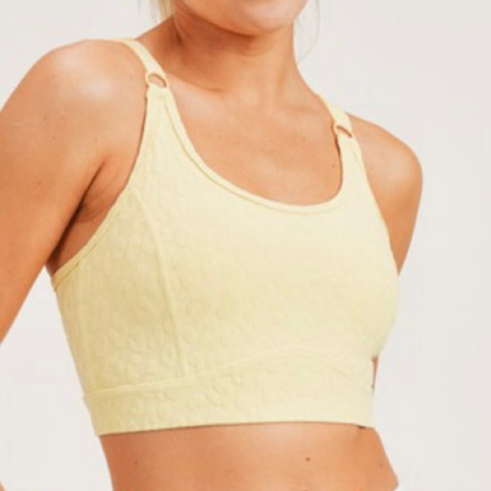 Mono B Lemonade Leopard Sports Bra